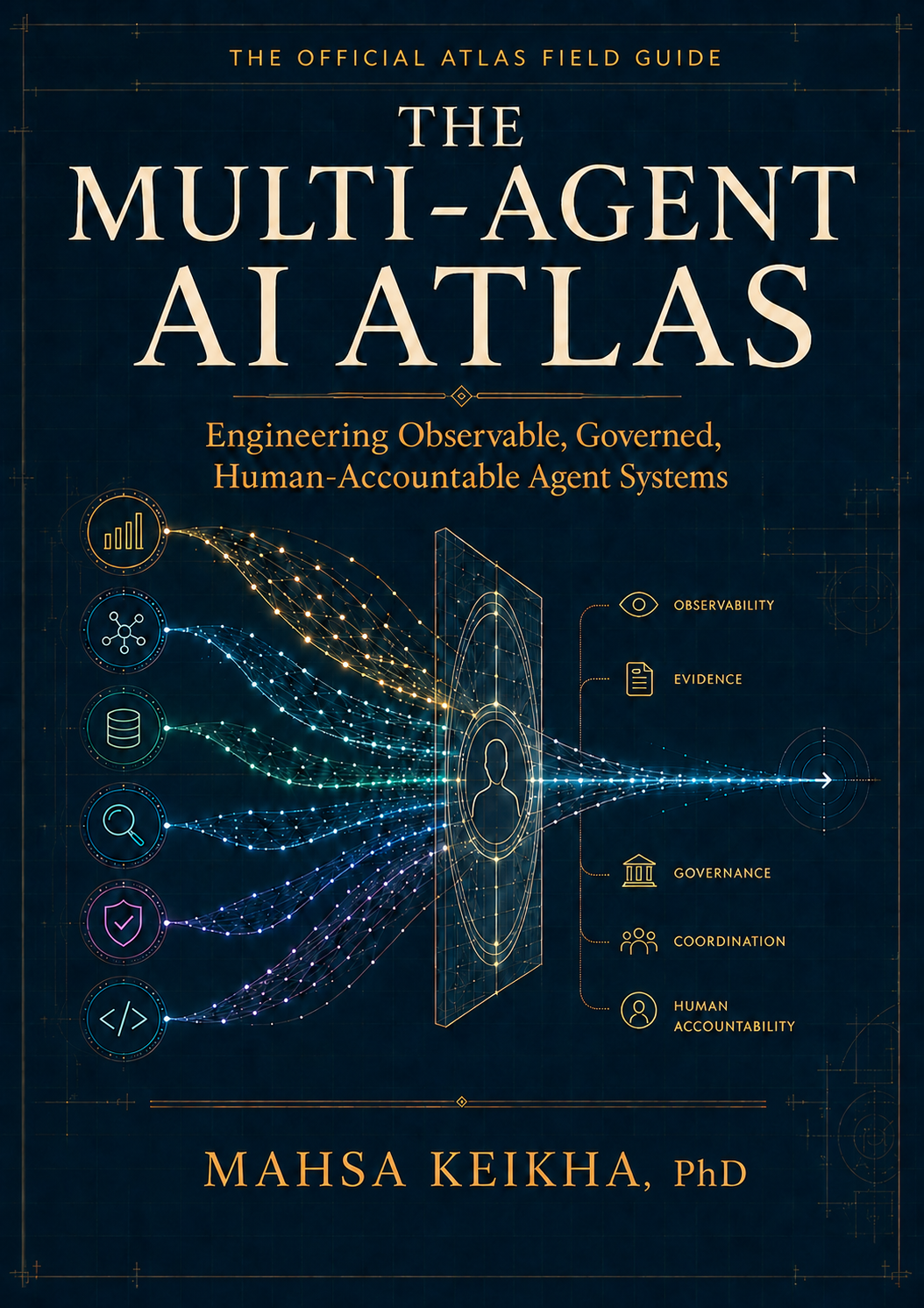 Cover of The Multi-Agent AI Atlas by Mahsa Keikha, PhD